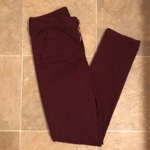 Maroon American Eagle pants